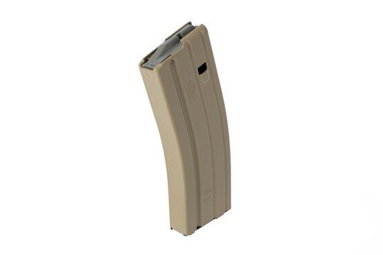 Okay Industries SureFeed 5.56 AR-15 30 Round Magazine 5.56 in FDE features a lightweight aluminum body